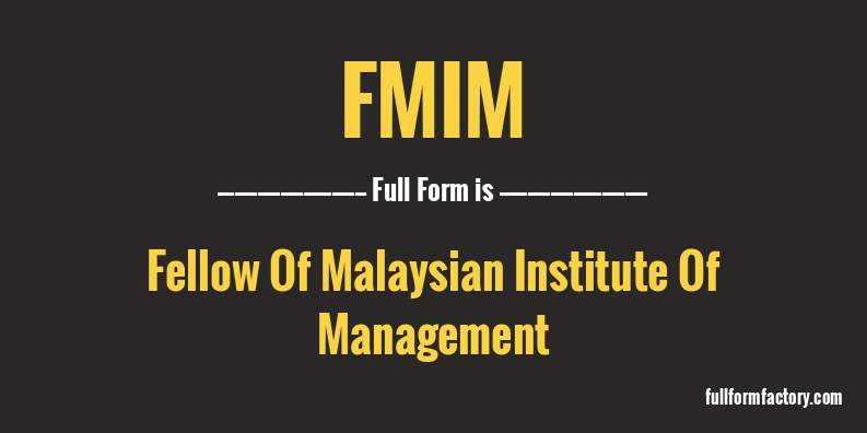 fmim-full-form