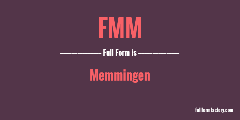 fmm-full-form