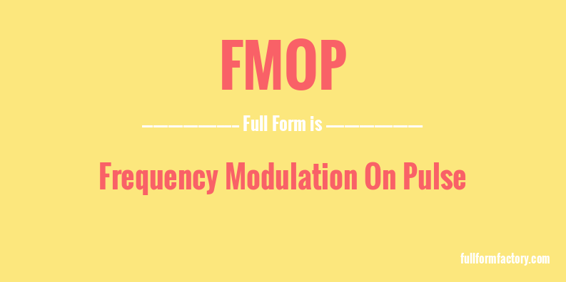 fmop-full-form