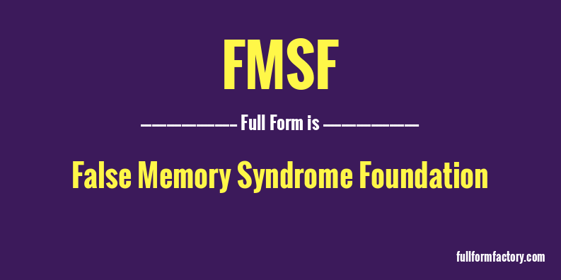 fmsf-full-form