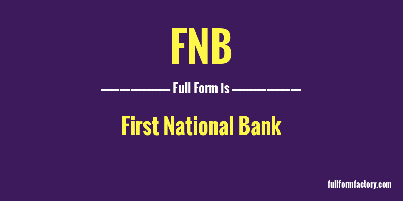 fnb-full-form