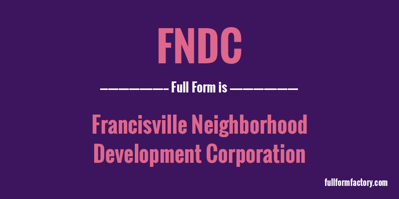 fndc-full-form