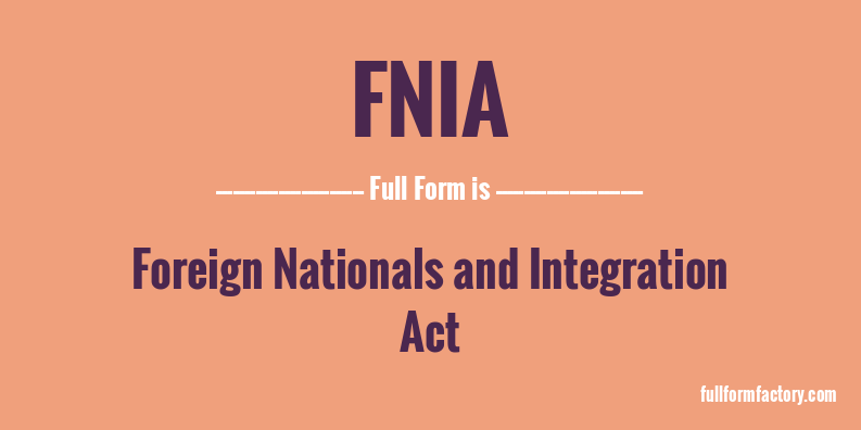 fnia-full-form