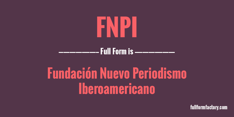 fnpi-full-form