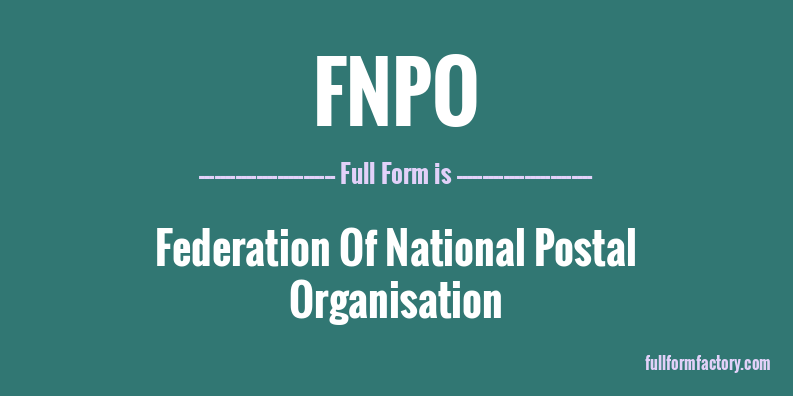 fnpo-full-form