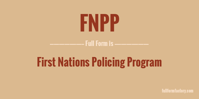 fnpp-full-form