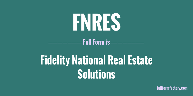 fnres-full-form