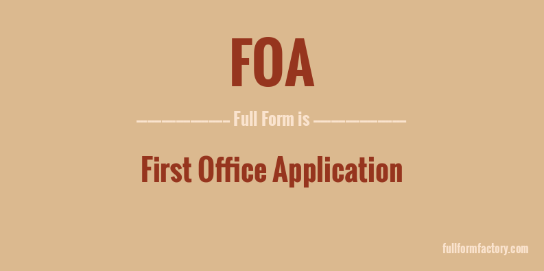 foa-full-form