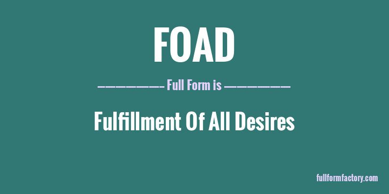 foad-full-form