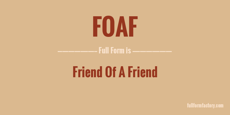 foaf-full-form