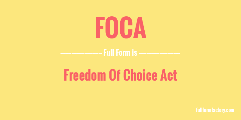 foca-full-form