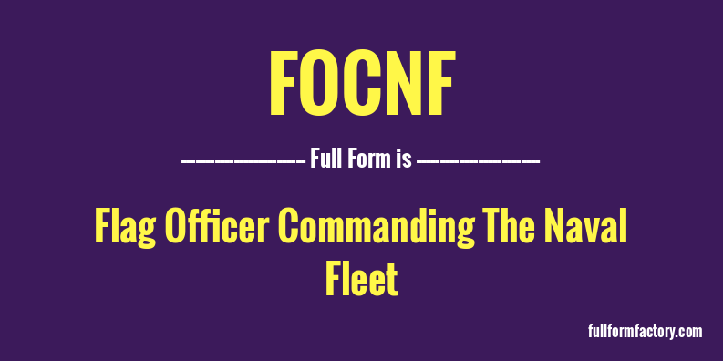 focnf-full-form
