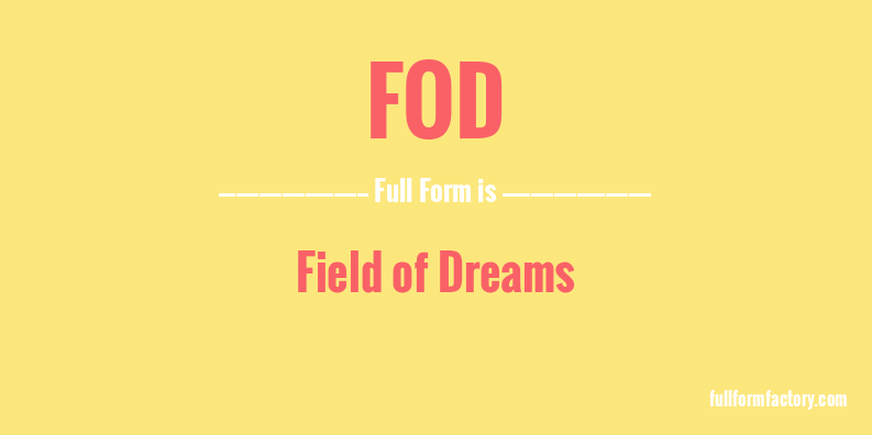fod-full-form