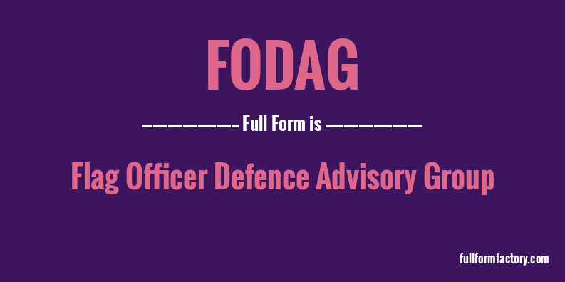 fodag-full-form