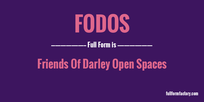 fodos-full-form
