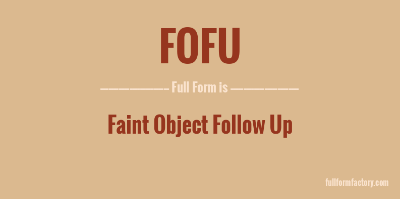 fofu-full-form