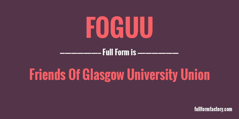 foguu-full-form