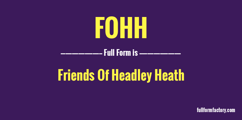 fohh-full-form