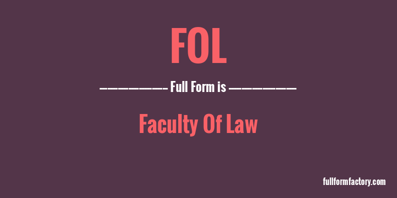 fol-full-form