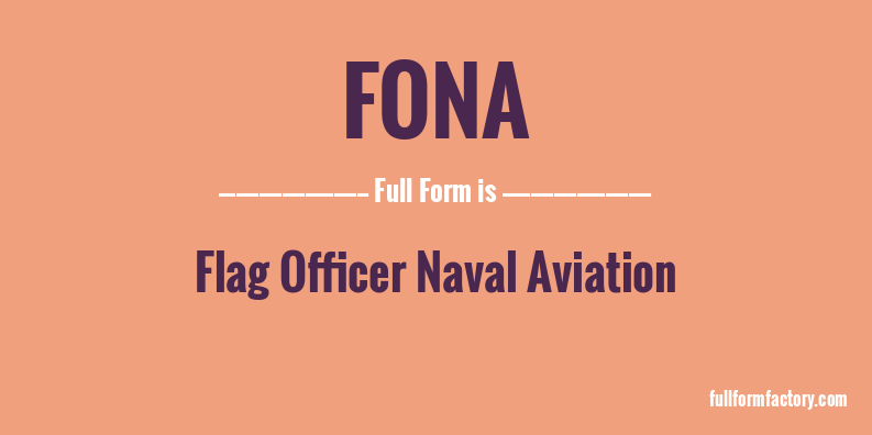 fona-full-form