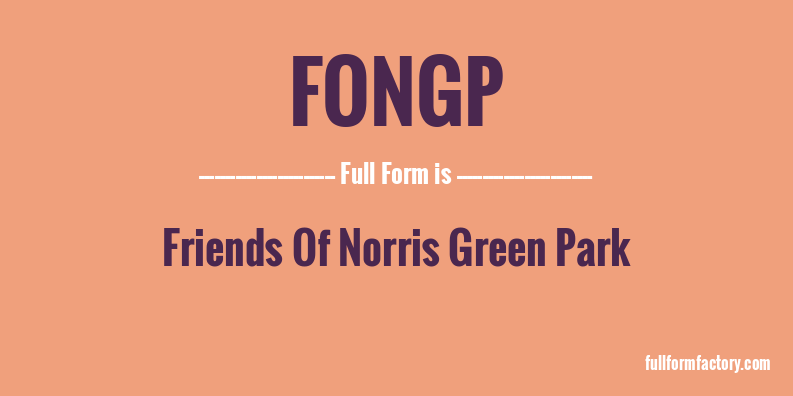 fongp-full-form