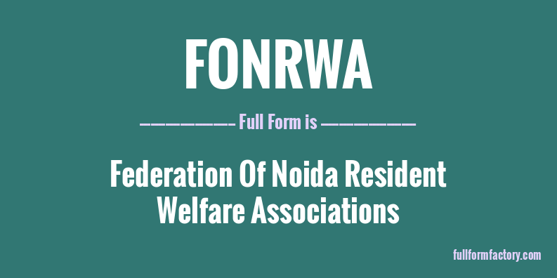 fonrwa-full-form