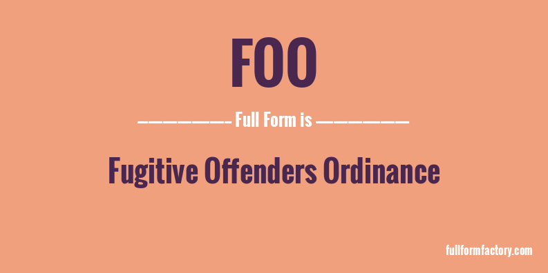 foo-full-form