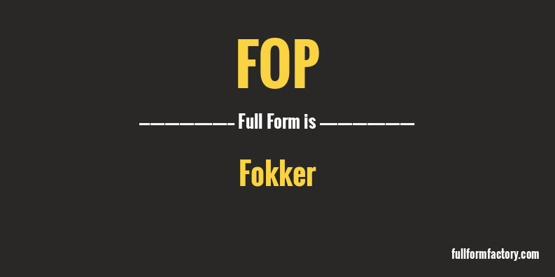 fop-full-form