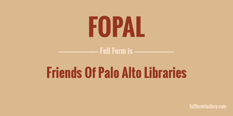 fopal-full-form