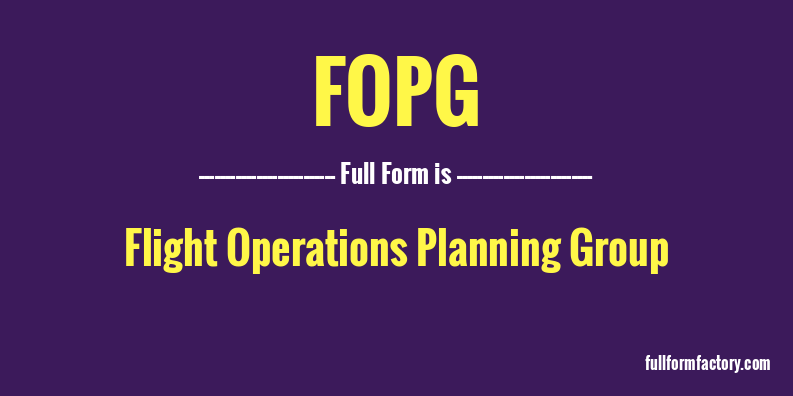 fopg-full-form