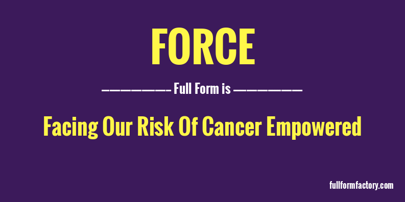 force-abbreviation-meaning-fullform-factory