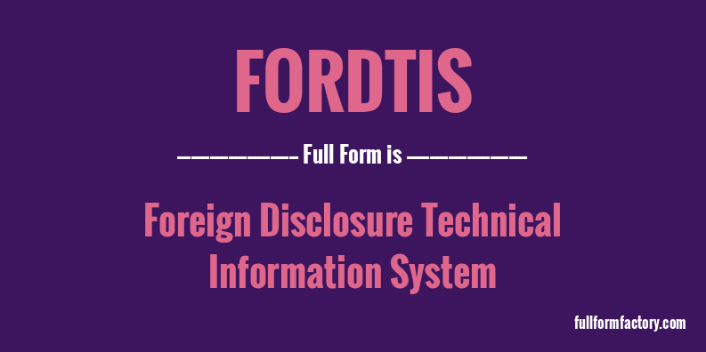 fordtis-full-form