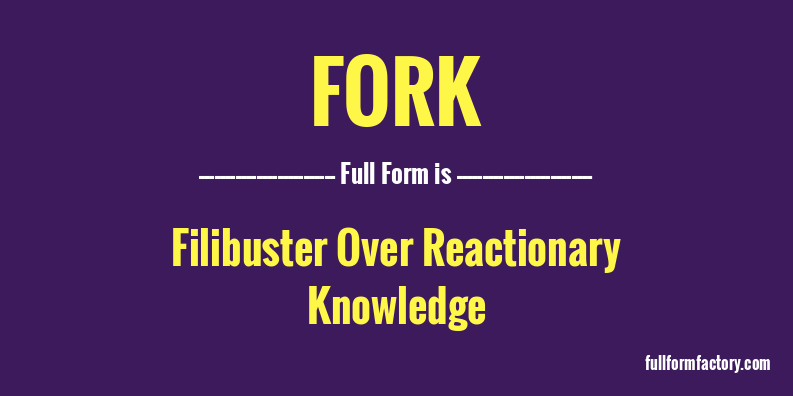 fork-full-form