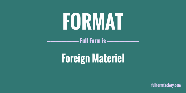 format-full-form