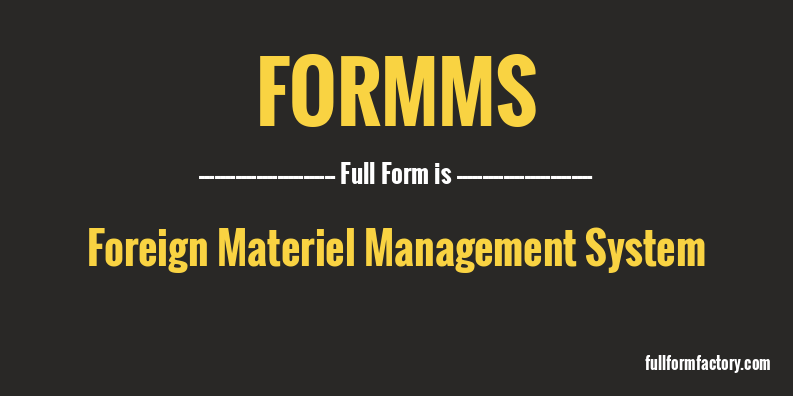 formms-full-form