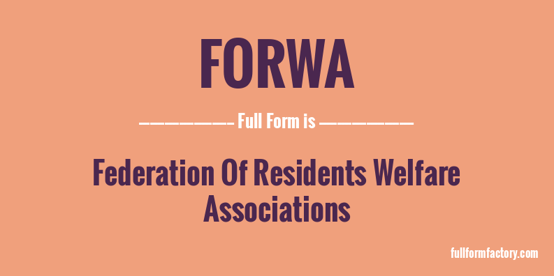 forwa-full-form