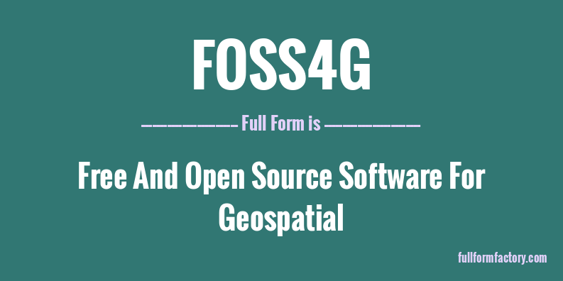 foss4g-full-form