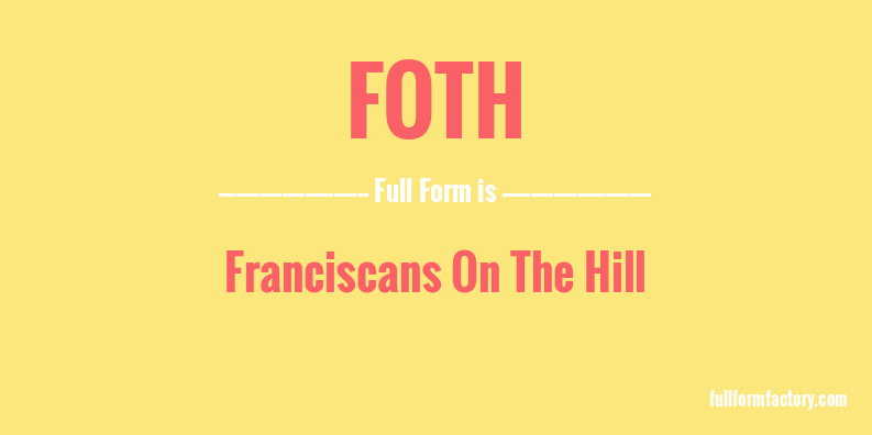 foth-full-form