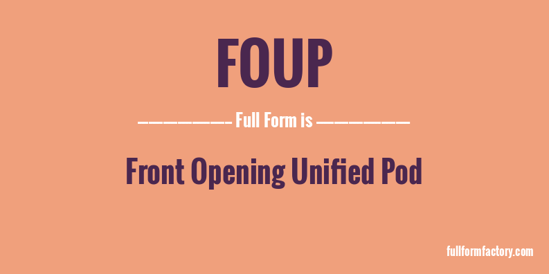 foup-full-form