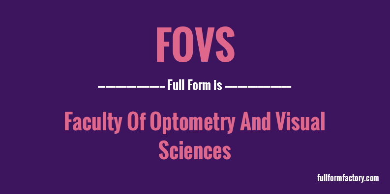 fovs-full-form
