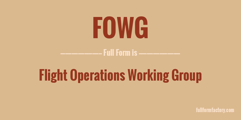 fowg-full-form