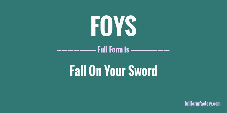 foys-full-form