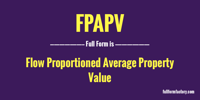 fpapv-full-form