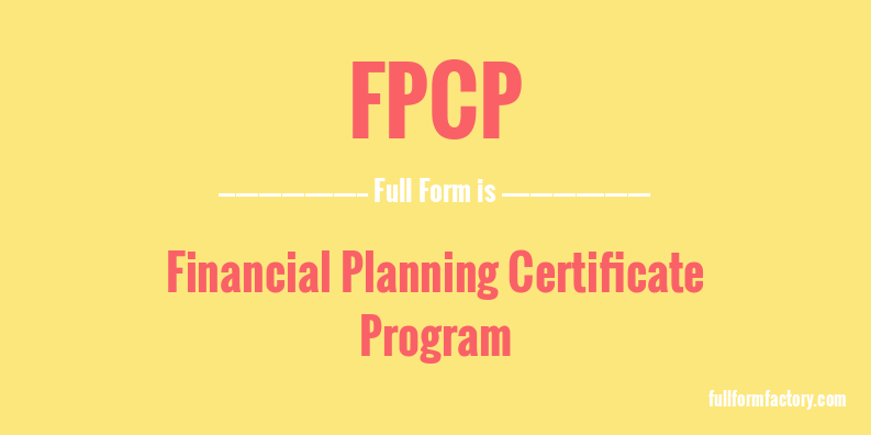 fpcp-full-form
