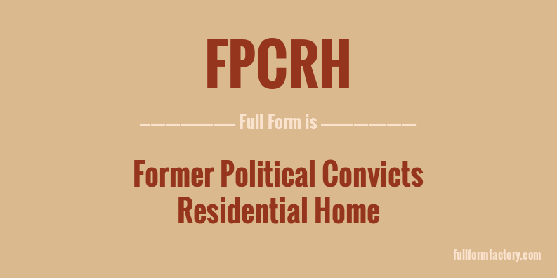 fpcrh-full-form