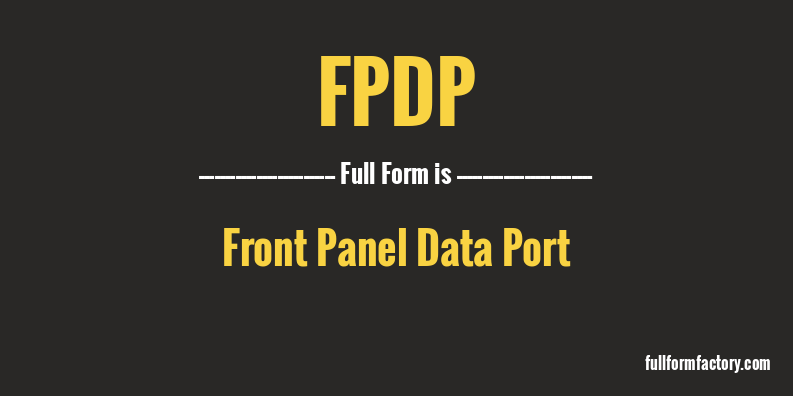 fpdp-full-form