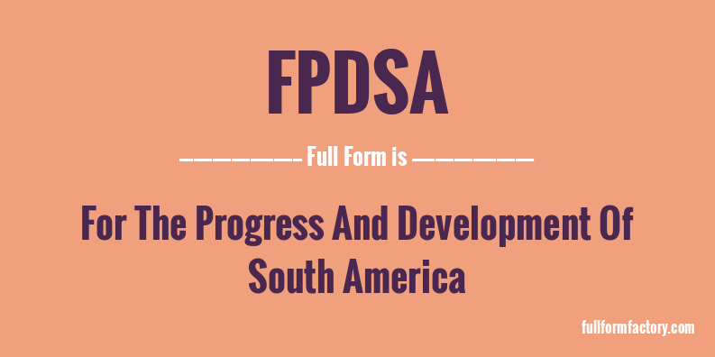 fpdsa-full-form