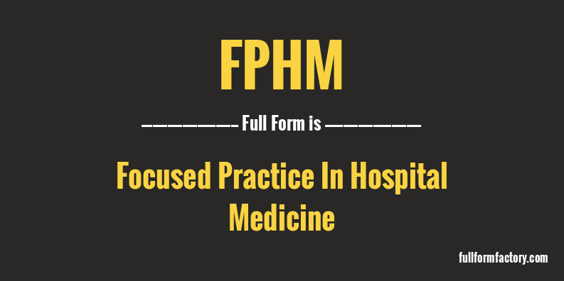 fphm-full-form