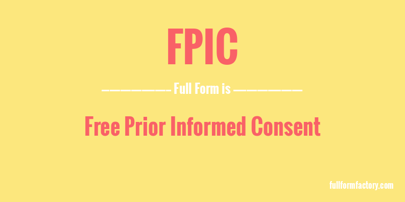 fpic-full-form
