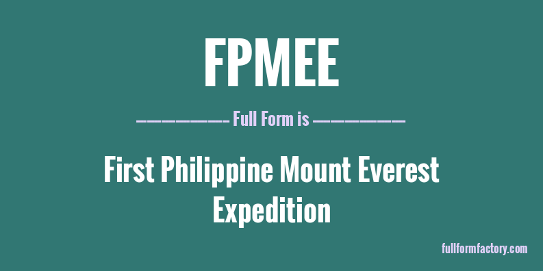 fpmee-full-form